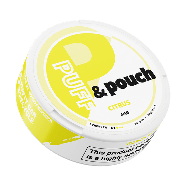 Puff and Pouch Citrus 4mg Snus