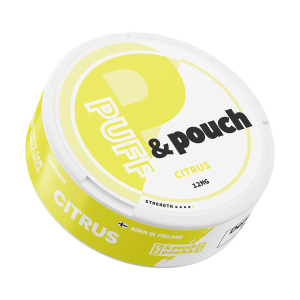 Puff and Pouch Citrus Strong 12mg Snus