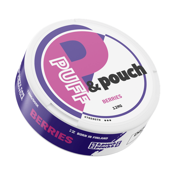 Νικοτίνης φακελάκια Puff and Pouch Berries Strong 12mg