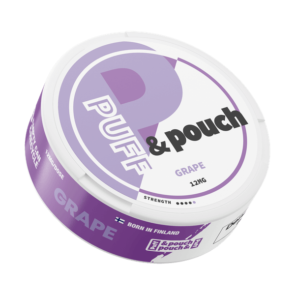 Νικοτίνης φακελάκια Puff and Pouch Grape Strong 12mg