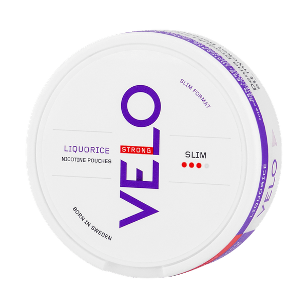 VELO Liquorice Strong Slim Snus
